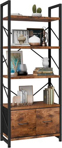 Tier bookshelf with drawers - 5,