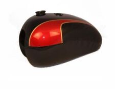 Fits For Triumph T140 Bonneville 73-78 Black Red Painted Fuel Tank With Cap AEs