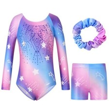 5-12Y Girls Gymnastic Leotards