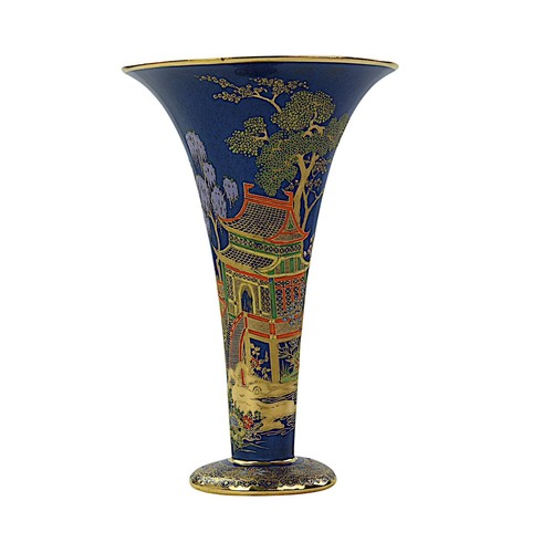 Carlton ware trumpet vase - carlton,