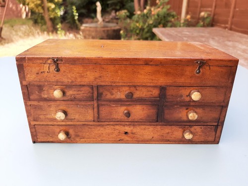 Antique wooden apothecary - wooden,