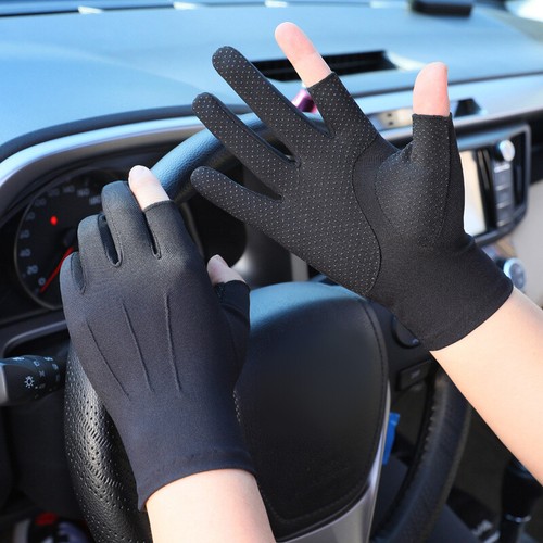 Thin fingerless gloves - thin,