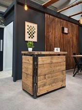 Rustic Counter, Bar, Front Desk, Welcome Desk | Wedding Event | Cafe Shop Salon