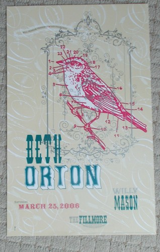 Beth orton poster fillmore - orton,