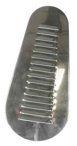 Chrome louvered fan belt guard - belt,