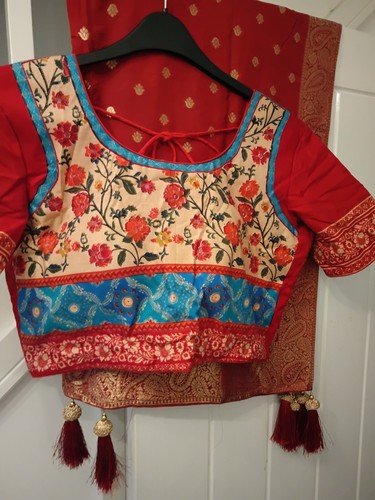 Lehenga choli aqua blue fully - aqua,