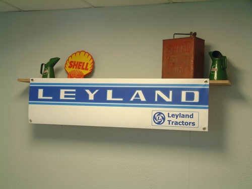 Leyland tractor banner classic - leyland,