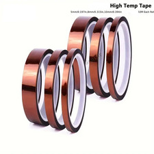 1x High Temp Polyimide Tape Heat Resistant Sublimation Tape 5/8/10mm?