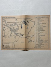 Original Map Of The Obersalzberg Mountain Berghof Area Berchtesgaden 40s Us army
