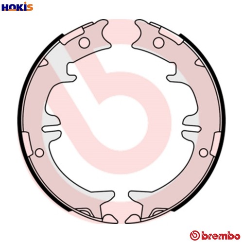 Brake shoe set - set,