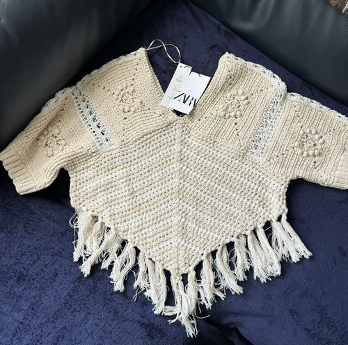 Zara ecru fringe - zara,