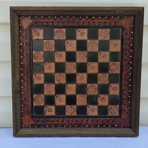 Vintage hand tooled leather - ,