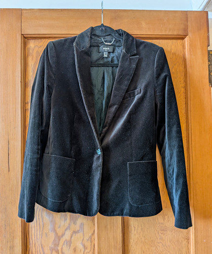 Women mng suit black - black, velvet