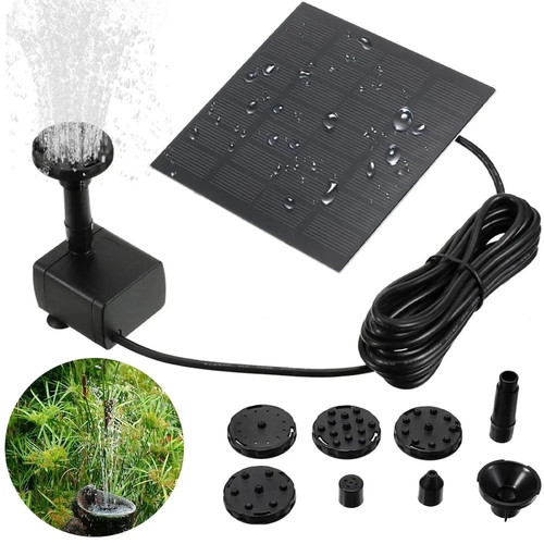 Solar pond pump power - solar, fountain