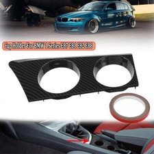 CARBON LOOK RHD DRINK CUP HOLDER FOR BMW 1 SERIES E87 E81 E82 E88 116 118d 120