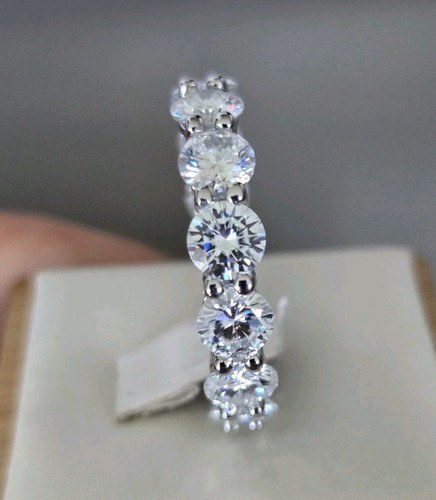 7ct moissanite eternity - eternity, ring