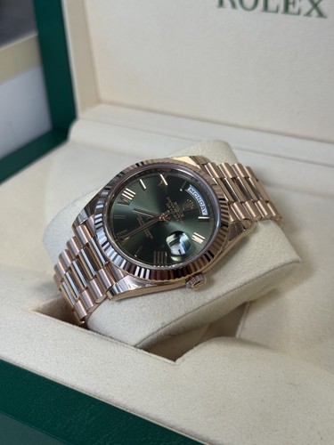 Rolex day date olive green - day-date,