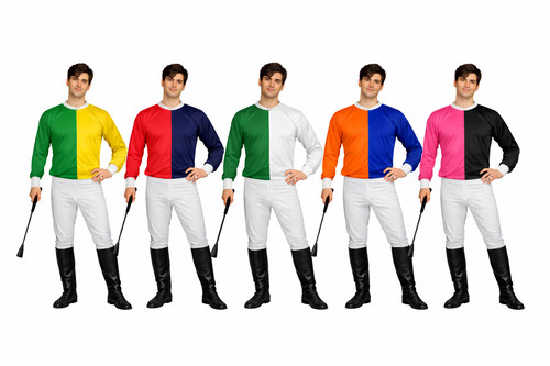 Adults horse racing - jockey, top