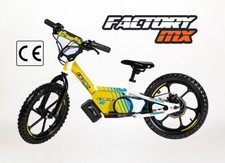 ELECTRIC BALANCE BIKE FACTORY MX E-DRIVE 16 36V 350W 3 SPEED 10-15-20 MPH