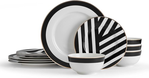 Mikasa luxe deco 12pc - luxe,