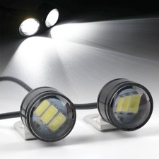 2x Waterproof Motorcycle Parts LED Head Light Fog Driving Lamp White Accessories