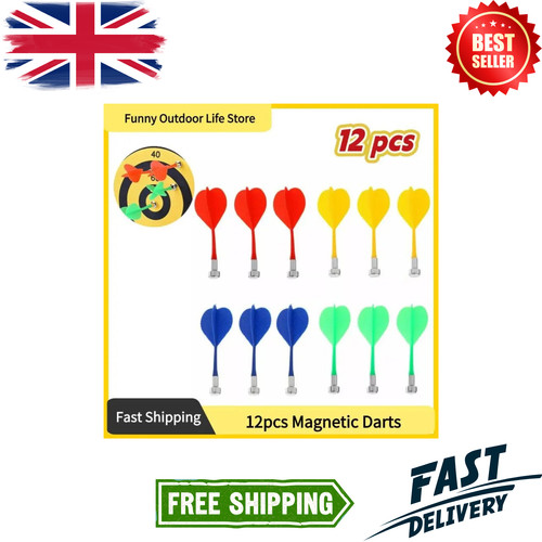 12pcs magnetic darts set safe - darts,