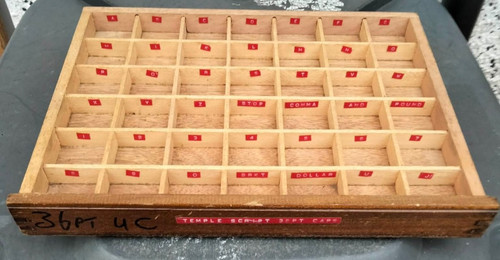 Old vintage wooden - , printers