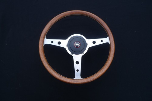 Wooden steering wheel boss - steering, w/