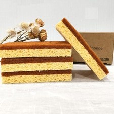 Eco-friendly Plastic Free Kitchen Sponge 100% Biodegradable Compostable 6 Pack
