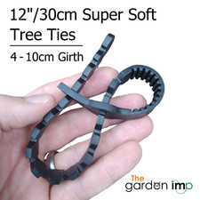 Tree Ties Super Soft Rubber Strong Adjustable Strap Plant Stake Support 12" 30cm