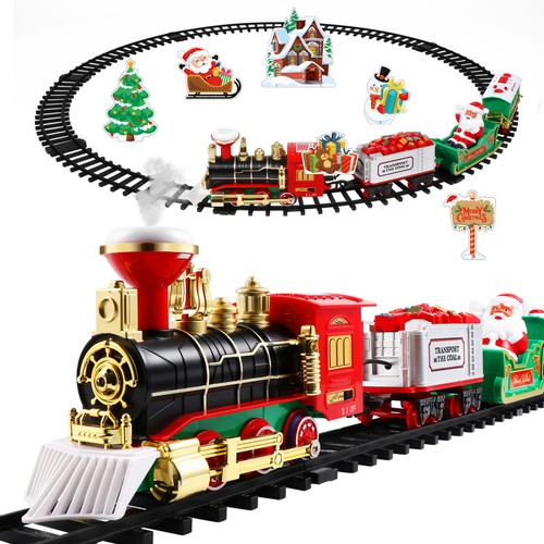 Xmas train set toys holiday - xmas,