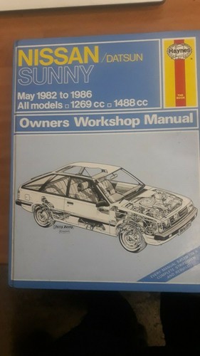 Haynes manual nissan - haynes, datsun