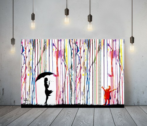 Banksy coloured rain - banksy,