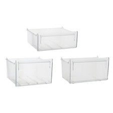 Zanussi ZRB Fridge Freezer Drawers Frozen Food Container Baskets Set of 3