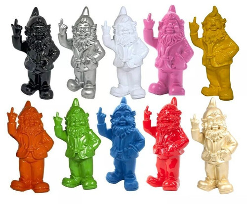 Rude gnome finger air - rude,