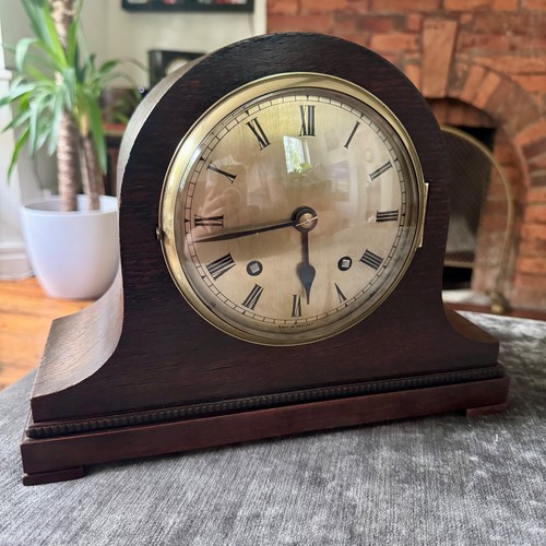 Vintage empire oak mantel - empire,