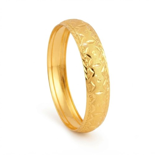 Women gold plated - gold, patterned