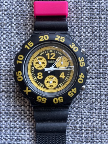 Vintage swatch aqua chrono - vintage,