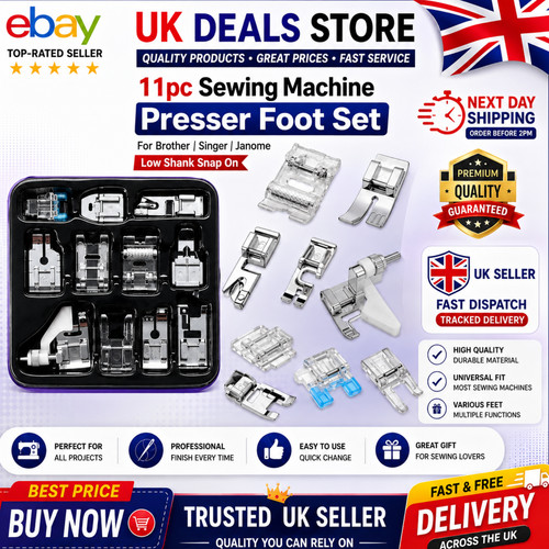 11pc sewing machine presser - 11pc,