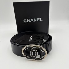 Immaculate Chanel Belt Silver