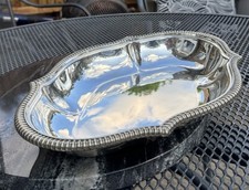 Victorian 1871 Vintage Silver Tray Lee & Wigfull, Sheffield. 800 grams L & W Ltd