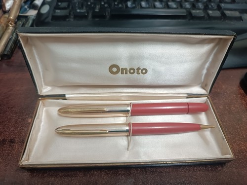 Onoto set fountain pen 14ct - onoto,