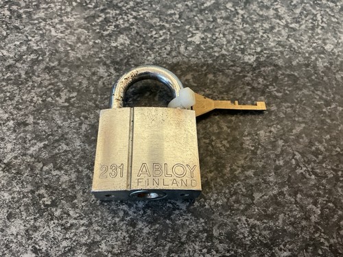 Abloy 231 padlock working - 231,