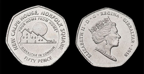 Gibraltar 2018 50p calpe - 50p,