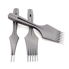 French Style Leather Craft Pricking Irons Stitching Lacing Punch Chisel Tool Bav