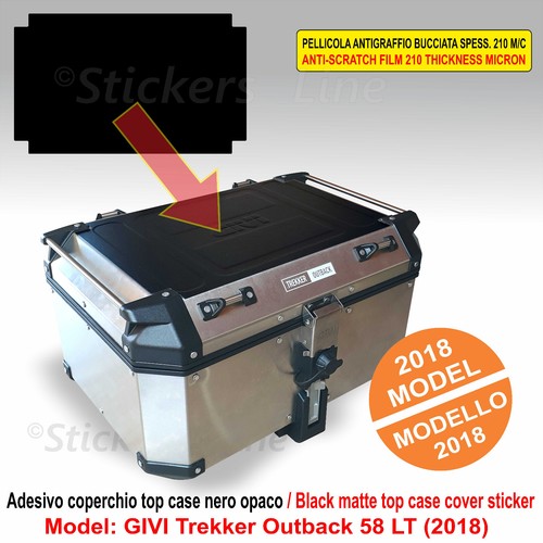 Sticker cover top case givi - top,
