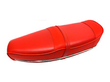 VESPA CLASSIC SUPER GTR VBB SPRINT 1965 TO 1979 RED PEGASUS DUAL SEAT WITH STRAP