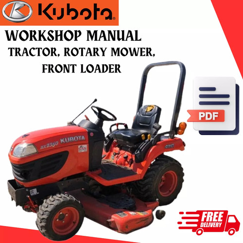 Kubota tractor rotary - tractor,