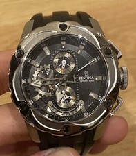 Festina Chrono Bike Watch F16382/6  Black Rubber Strap, Men’s