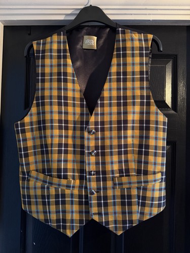 Cornish tartan waistcoat - tartan,
